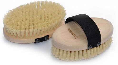 Treusinn Hundebürste ZOTTL Kurzhaar / aus Buchenholz und veganen Sisalborsten