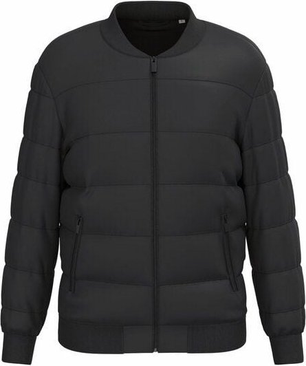 Greenspired Nachhaltige Unisex-Steppjacke mit Teddykragen 380g/m²