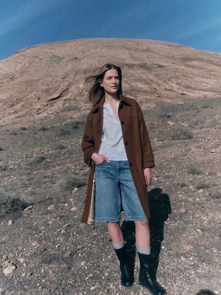 Thumbnail - LANIUS Bermuda Jeans (GOTS) aus Bio-Baumwolle