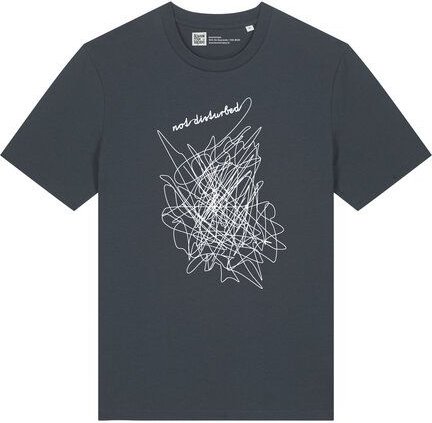 ilovemixtapes Unisex T-Shirt mit not disturbed Motiv – Nachhaltig, Fair, Vegan, Bio-Baumwolle