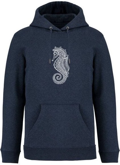 Brandless Basic Bio Unisex Hoody Nr. 4 Seepferd 350g/m²