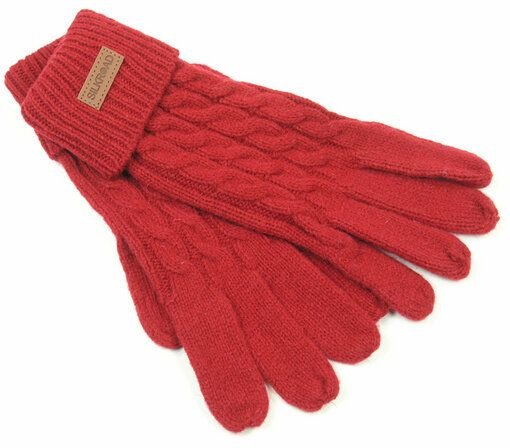 Silkroad - Diggers Garden SILKROAD Handschuhe für den Winter Strickhandschuhe aus 100% Lammwolle