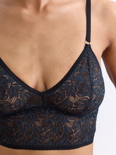 erlich textil Iconic Lace bügelloses Bralette Top mit Spitze aus abbaubarem Polyamid, made in Europe