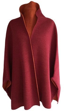 austriandesign.at MantelCape reversibel aus extrafeiner Merinowolle