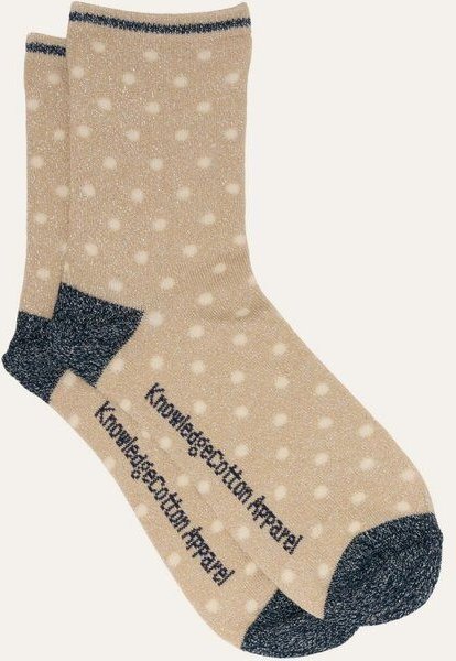 KnowledgeCotton Apparel Glitzer-Socken DOTS mit Bio-Baumwolle und recyceltem Material