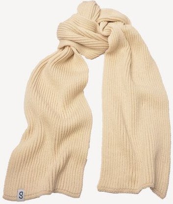 Grote Strick Gerippter Feinstrickschal GOSEBURG 100% GOTS-zertifizierte Merinowolle
