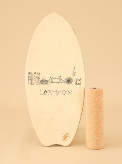 Surfstylefever Balance Board Skyline Edition – Kunst trifft Bewegung