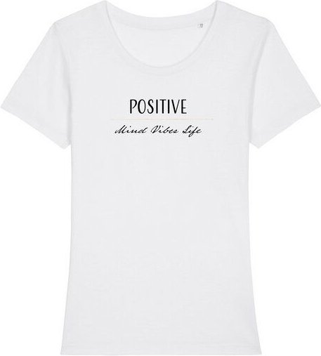 Bio Damen T-Shirt Amorous "Positive Vibes" von Human Family