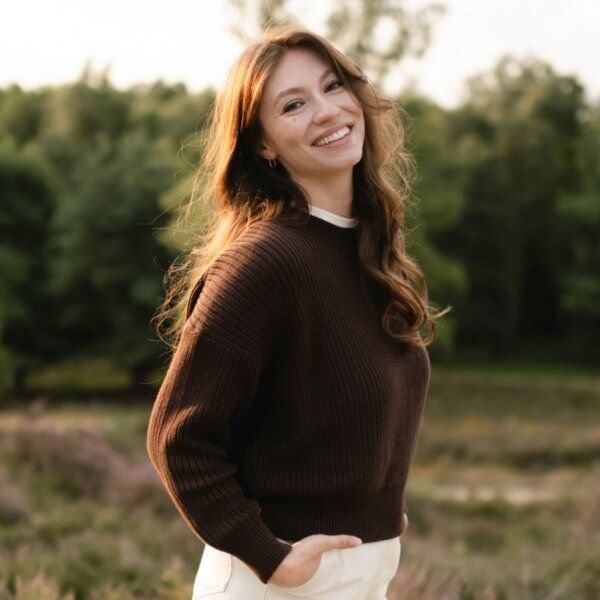 NORDLICHT Grobstrick Pullover aus 100% Baumwolle MARA