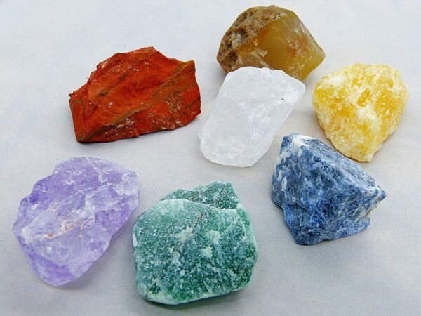 OneWorldMinerals Set mit 7 Chakra-Steinen