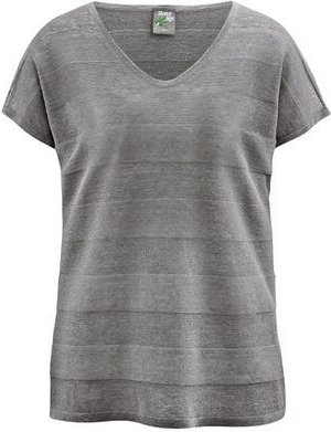 Hempage Damen Strick T-Shirt 100% Hanf
