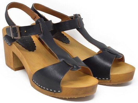 Grünbein Shoes Grünbein Holzclog-Sandalette Amy