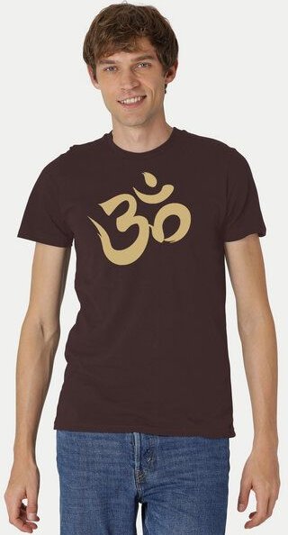 Peaces.bio - handbedruckte Biomode Fit T-Shirt "Om" Herren