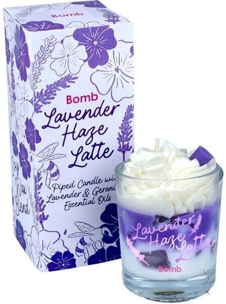 Bomb Cosmetics Duftkerze LAVENDER HAZE LATTE