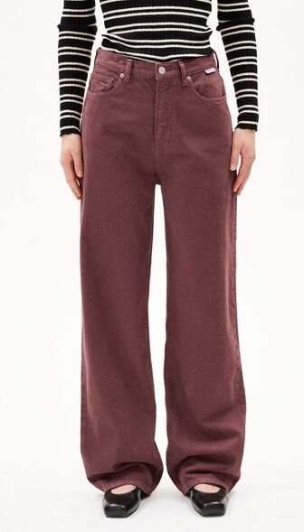 Thumbnail - ARMEDANGELS ENIJAA Damen Wide Jeans recycelter Baumwolle