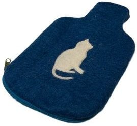 Frida Feeling Wärmflaschenüberzug aus Filz (für 2 Liter Flasche) - verschiedene Motive