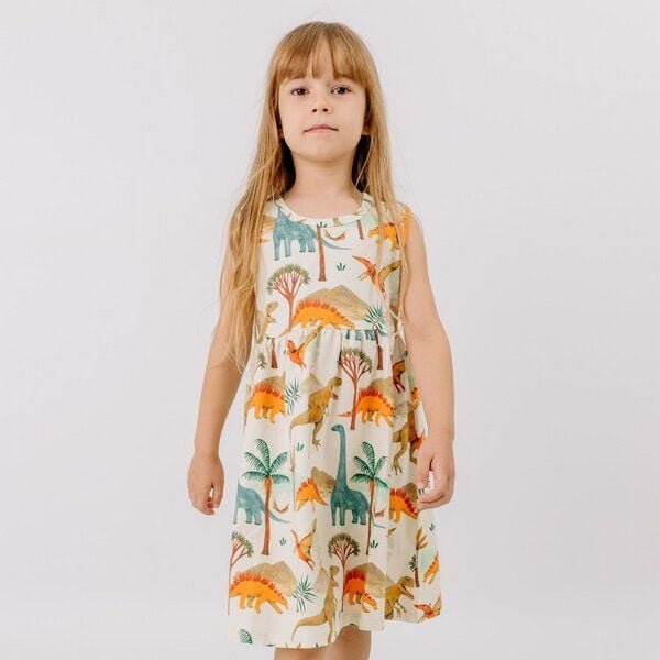 Walkiddy Dinasaur World-Sleeveless Dress
