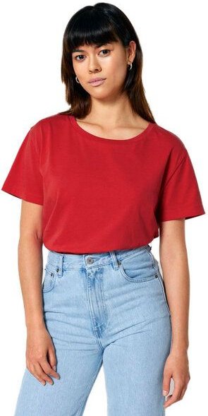 YTWOO Damen-Scoop-Neck-T-Shirt aus Bio-Baumwolle