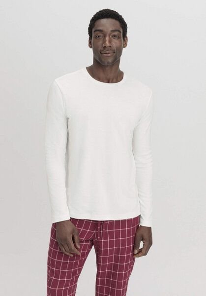 hessnatur Langarm-Schlafshirt aus reiner Bio-Baumwolle