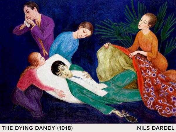 Photocircle Poster / Leinwandbild / Kunst - Nils Dardel: Der sterbende Dandy