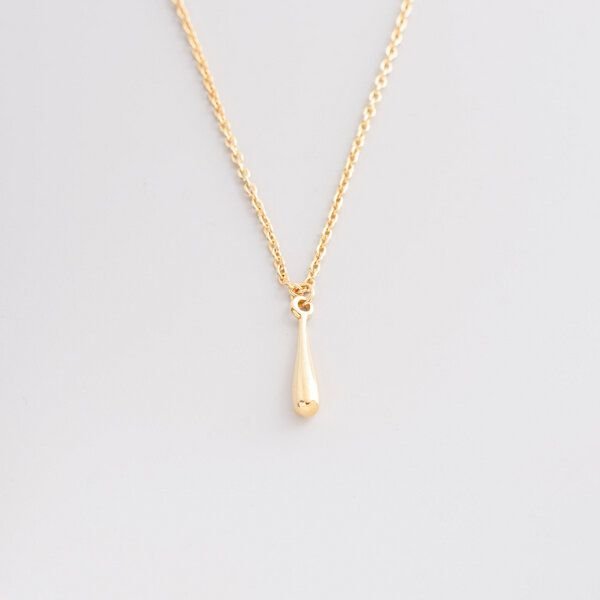 fejn jewelry Kette 'drop' mit Tropfenanhänger