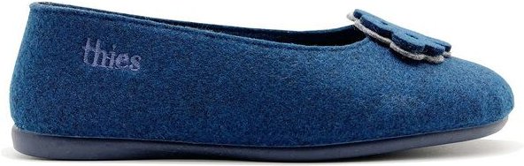 Veganer Hausschuh Ballerina "thies ® PET" aus recycelten Flaschen, fair produziert