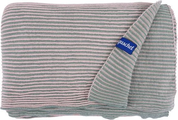 quschel® Kuscheldecke aus 100% Bio-Baumwolle, inkl. Geschenkschachtel