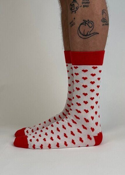 ettics STUDIO sock AOP heart