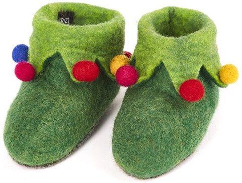 short'n'pietz Hausschuhe Harlequin handgefilzt für Babies und Kinder