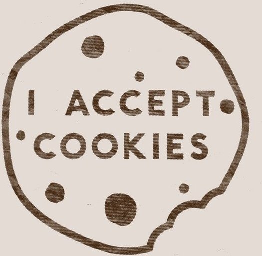 Photocircle Poster / Leinwandbild - I accept cookies