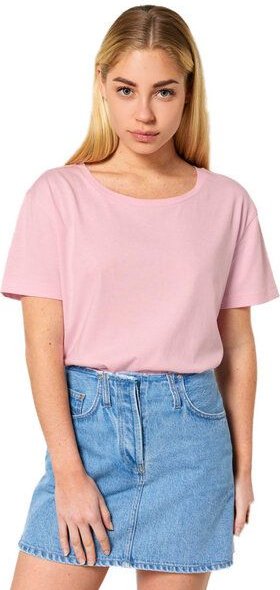 YTWOO Damen-Scoop-Neck-T-Shirt aus Bio-Baumwolle