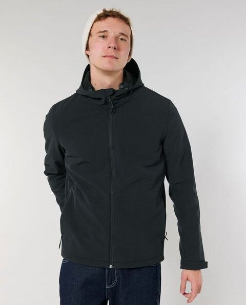 YTWOO Herren Eco Softshell Jacke mit Kapuze
