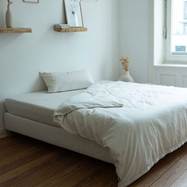 AGA.PIE Bettwäsche-Set aus Leinen mit Bambusviskose, Besonders weich