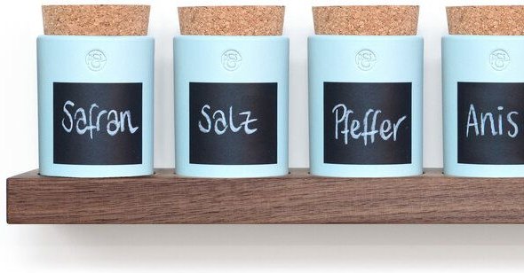 Thumbnail - klotzaufklotz Gewürzregal Nussbaum