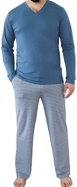 Leela Cotton Herren Homewear Hose Schlafhose 2 Farben Bio-Baumwolle Pyjamahose