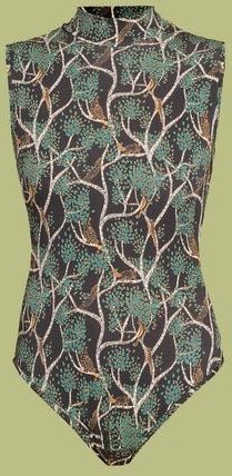 Atelier SNOW Ärmelloser Body mit Muster aus Bio-Baumwolle