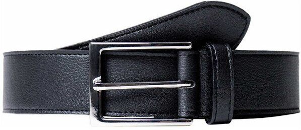 Noani Veganer Gürtel aus Apfelleder - Val Silver Black