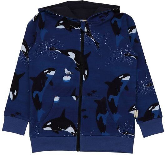 Playful Orcas-Sweat Jacket - Walkiddy