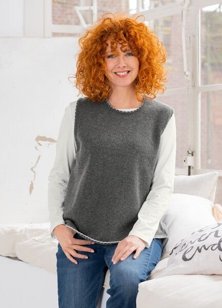 Thumbnail - Heidekönigin Langarmshirt Uni Basic GOTS