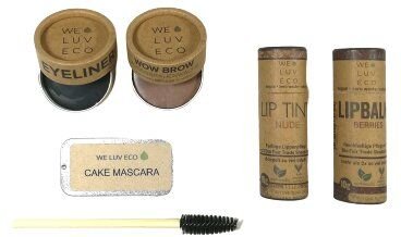 Thumbnail - WE LUV ECO ADVANCE – Zero Waste Make Up Set | Mascara | Lippenstift | Eyeliner | nachhaltig