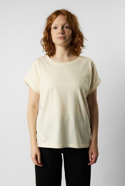 ettics STUDIO roll up sleeve organic women's tee