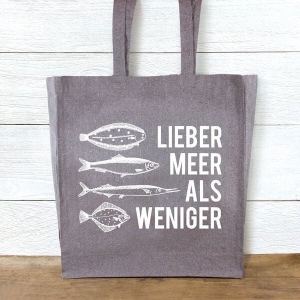Bow & Hummingbird Shopper "Lieber Meer als weniger"