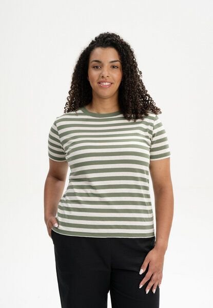 Thumbnail - T-Shirt Style KHIRA Stripes | von MELA | Fairtrade & GOTS zertifiziert