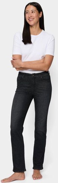 FUTURE:PEOPLE. 05:02 STRAIGHT FIT - MID WAIST- Damen Jeans aus weichem Stretch-Denim aus Bio-Baumwoll-Mix (30503 0 1008)