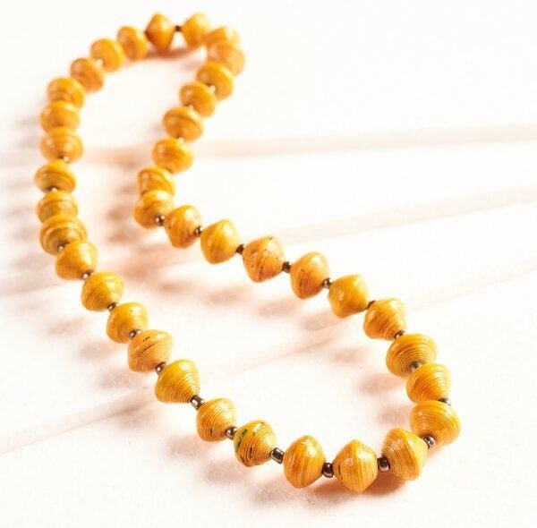 PEARLS OF AFRICA Halskette aus Papierperlen "ACHOLI SHORTY"