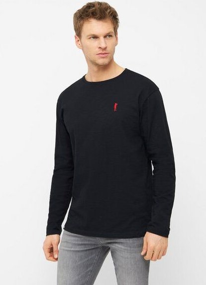 Thumbnail - derbe langärmeliges Freizeithemd „Basic Kippes“