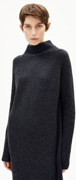 ARMEDANGELS MILLAANA Damen Strickkleid Relaxed Fit aus Bio-Woll Mix