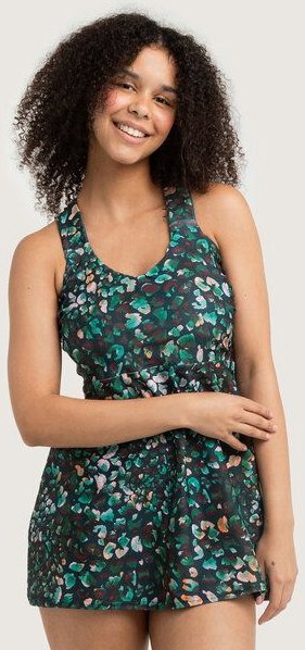 Frija Omina Recycling Badekleid / Tankini Mare Muster