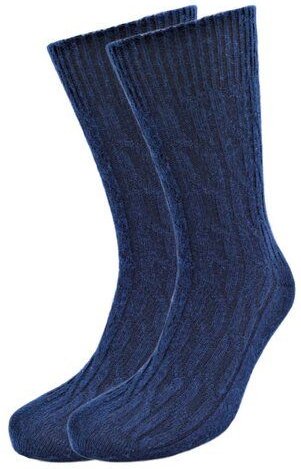 BLS Organic 2er Pack Jaquard Design GOTS zertifizierte Bio-wolle Kinder Socken