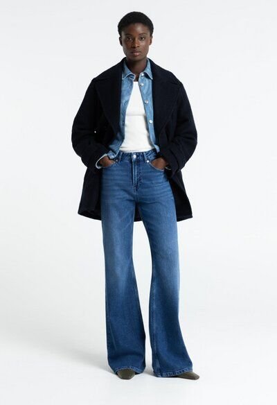 Kings Of Indigo KUKIKO | COTTON FLEX MID BLUE